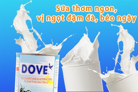 Sữa đặc có đường Dove lon 505g