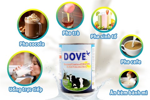 Sữa đặc có đường Dove lon 505g