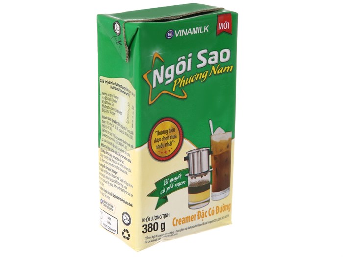Kem đặc Co đường Ngoi Sao Phương Nam Xanh La Hộp 380g