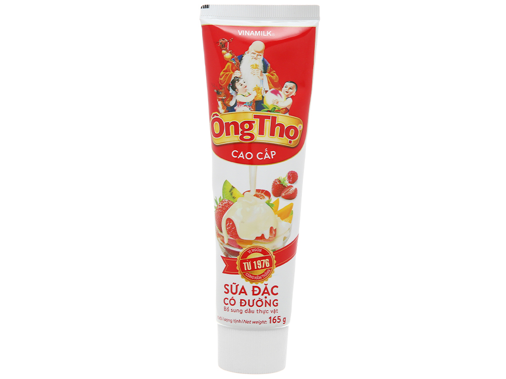 Sữa đặc có đường Ông Thọ Đỏ tuýp 165g 2