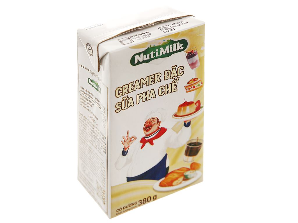 Creamer đặc sữa pha chế Nutimilk hộp 380g 1