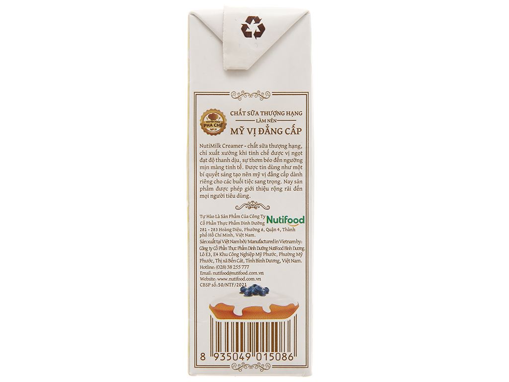 Creamer đặc sữa pha chế Nutimilk hộp 380g 3
