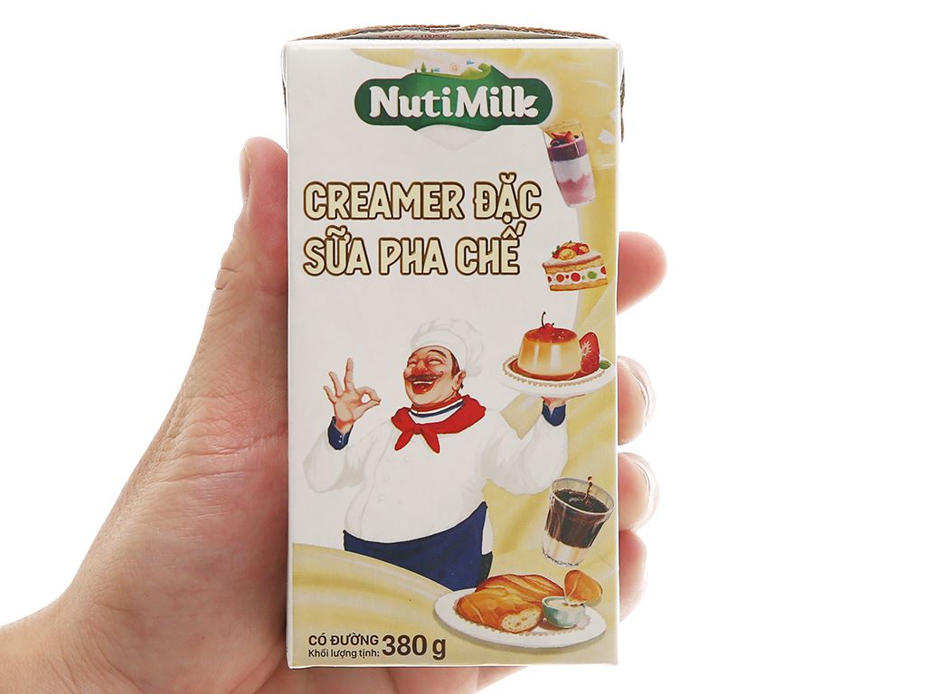 Creamer đặc sữa pha chế Nutimilk hộp 380g 4
