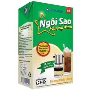 Sữa đặc có đường Ngôi sao Phương Nam Xanh lá hộp giấy 1284g