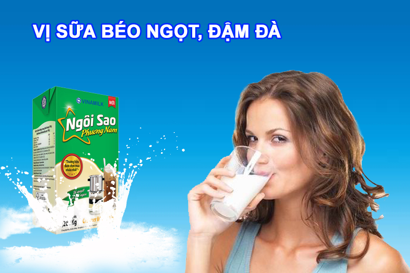 Sữa đặc có đường Ngôi sao Phương Nam Xanh lá hộp giấy 1284g