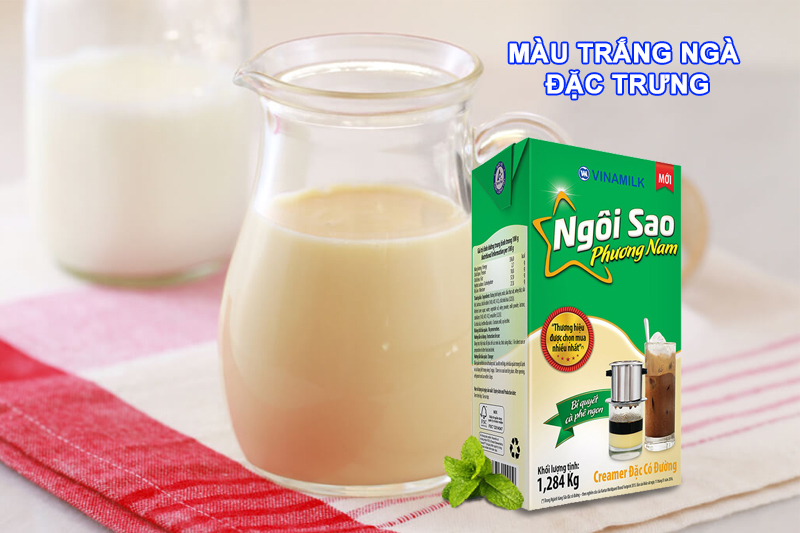 Sữa đặc có đường Ngôi sao Phương Nam Xanh lá hộp giấy 1284g
