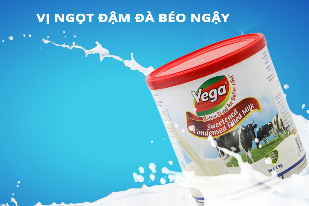 Sữa đặc Vega có đường lon 1kg