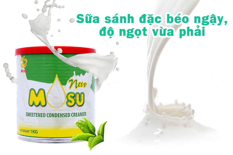 Sữa đặc Mosu có đường lon 1kg