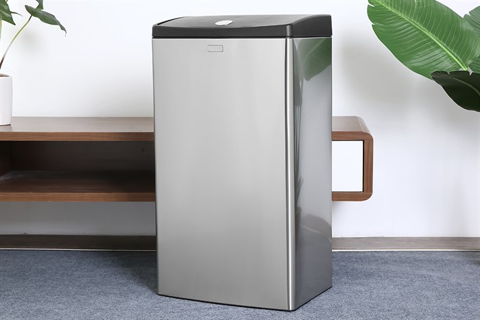 Thùng rác inox 40 lít Fitis STL2-901 Màu Inox