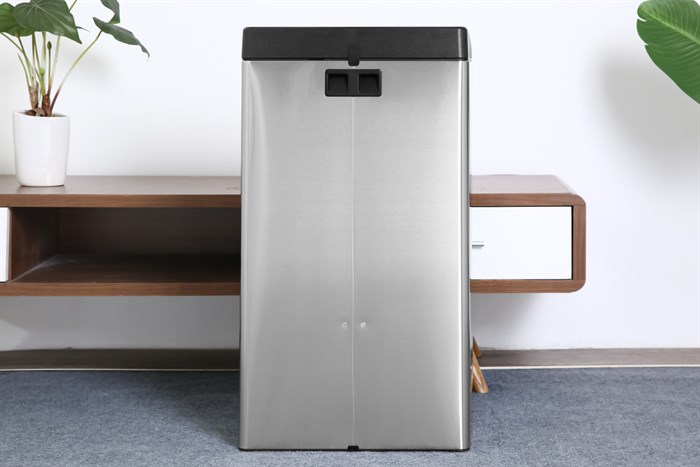 Thùng rác inox 40 lít Fitis STL2-901 Màu Inox