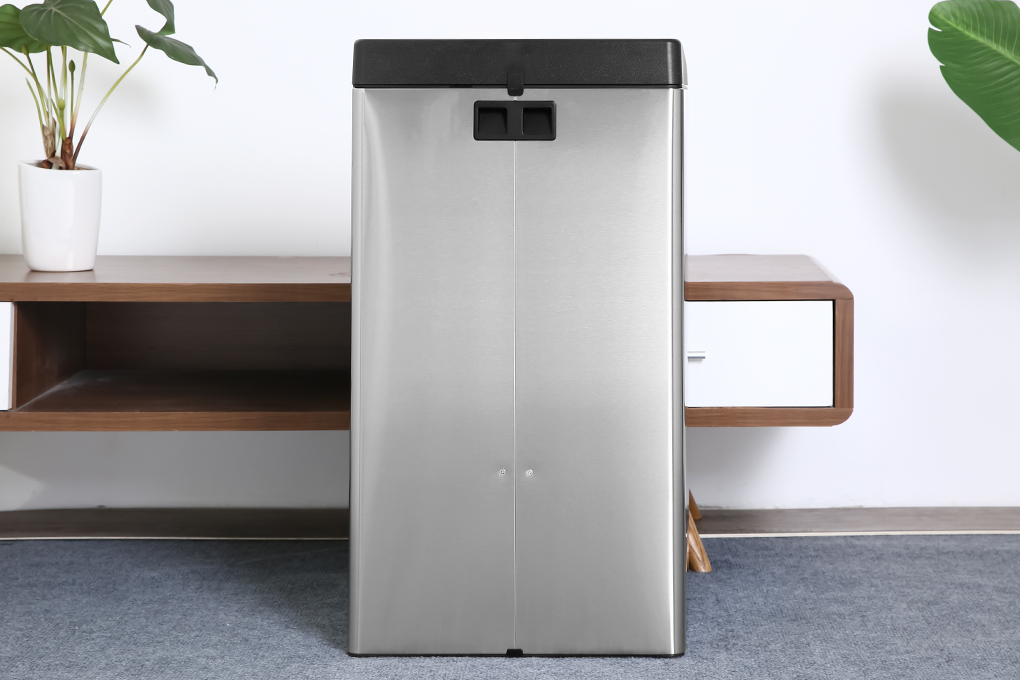 Thùng rác inox 40 lít Fitis STL2-901 Màu Inox