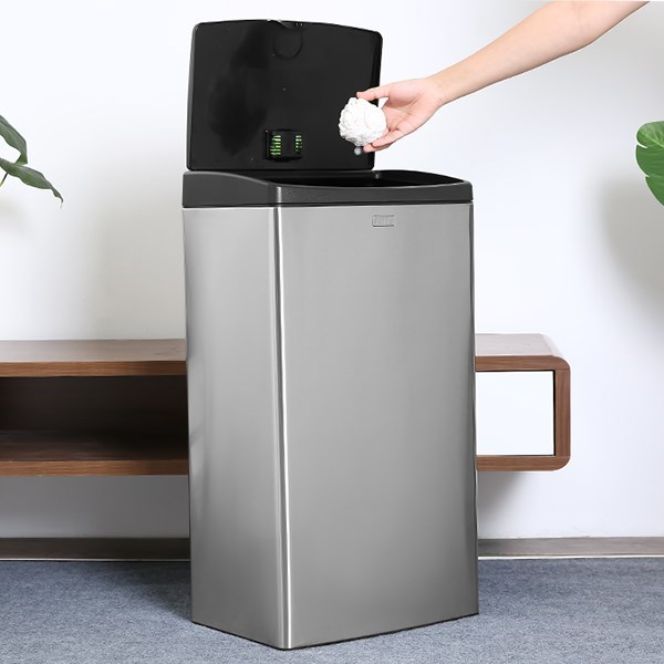Thùng rác inox 40 lít Fitis STL2-901