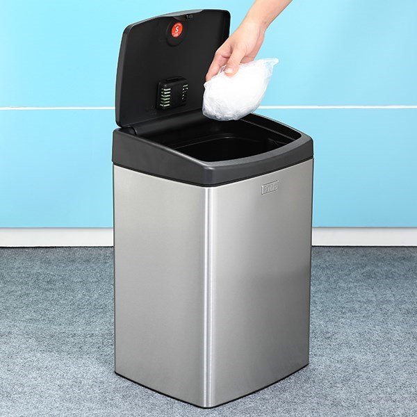 Thùng rác inox 15 lít Fitis STS1-901