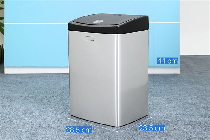 Thùng rác inox 15 lít Fitis STS1-901 Màu Bạc Inox