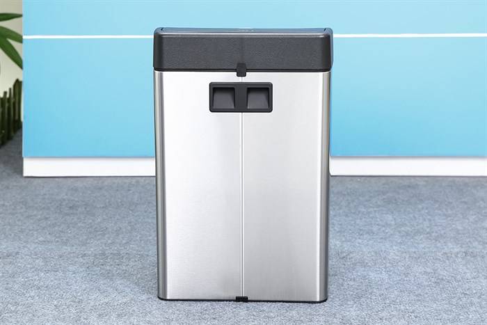Thùng rác inox 15 lít Fitis STS1-901 Màu Bạc Inox