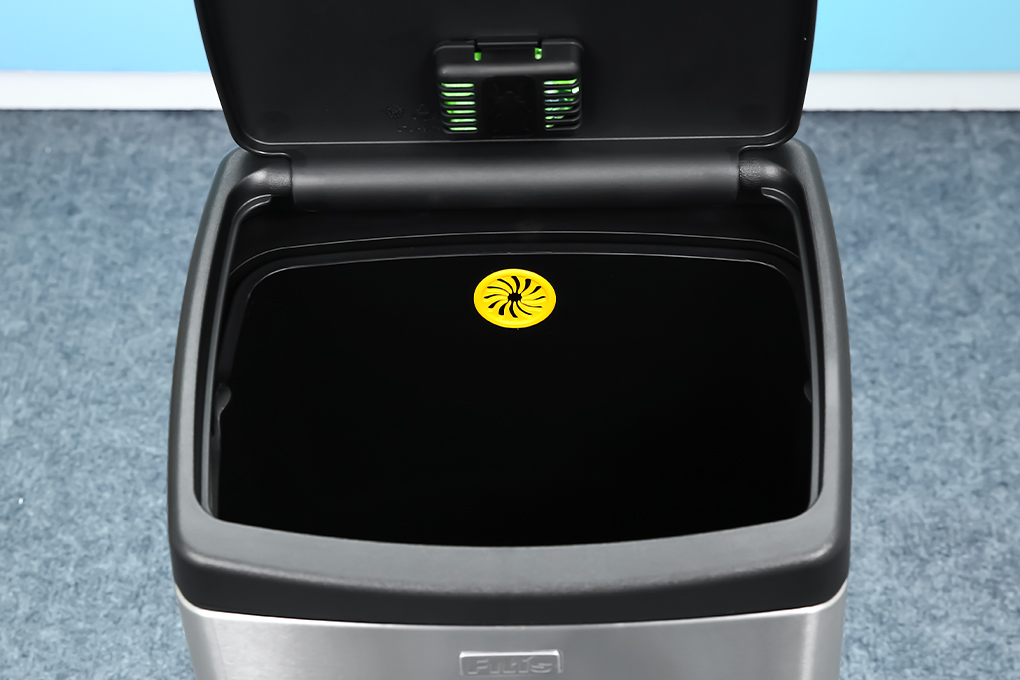 Thùng rác inox 15 lít Fitis STS1-901 Màu Bạc Inox