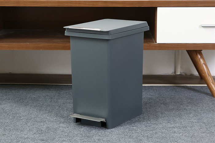 Thùng rác nhựa 10 lít Fitis PPS1-906 Màu Xám