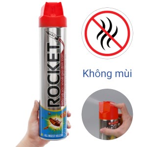 Bình xịt chống muỗi Rocket không mùi 660ml