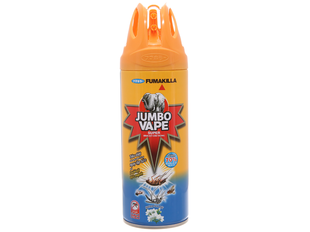 Bình xịt côn trùng Jumbo Vape SUPER hương hoa lài 300ml 1