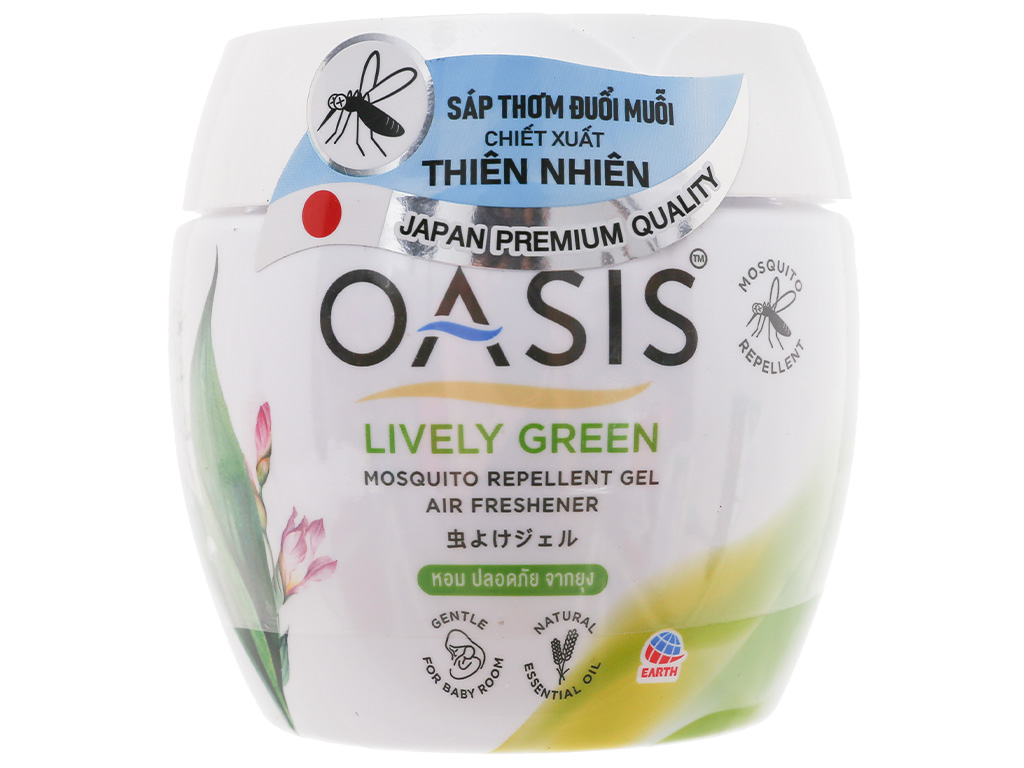 Sáp thơm đuổi muỗi Oasis Lively Green 180g 1