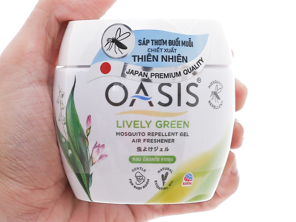 Sáp thơm đuổi muỗi Oasis Lively Green 180g 6