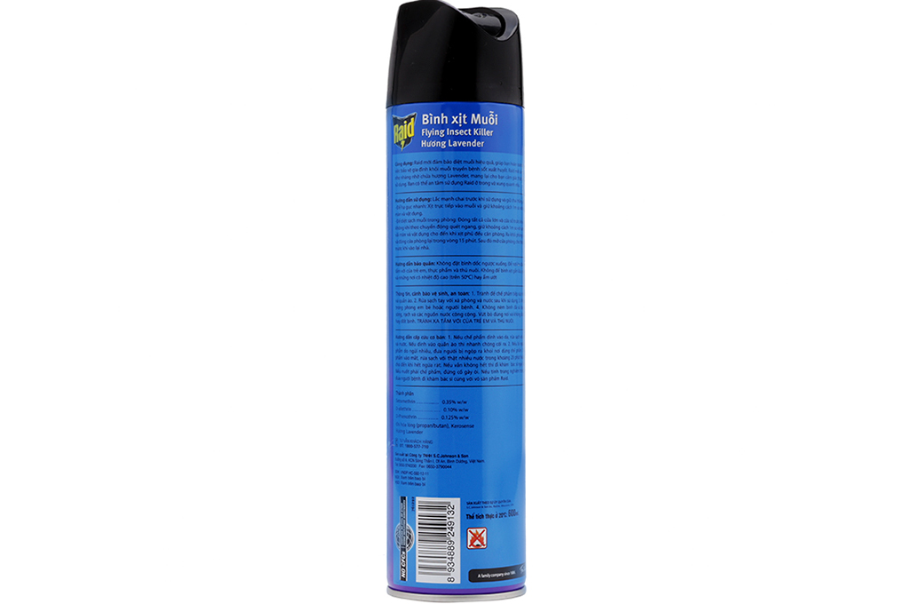 Bình xịt muỗi Raid hương Lavender 600ml