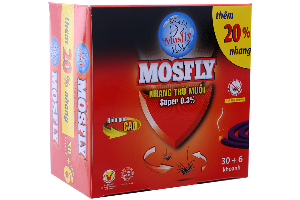 Nhang trừ muỗi Mosfly Super Green 36 khoanh