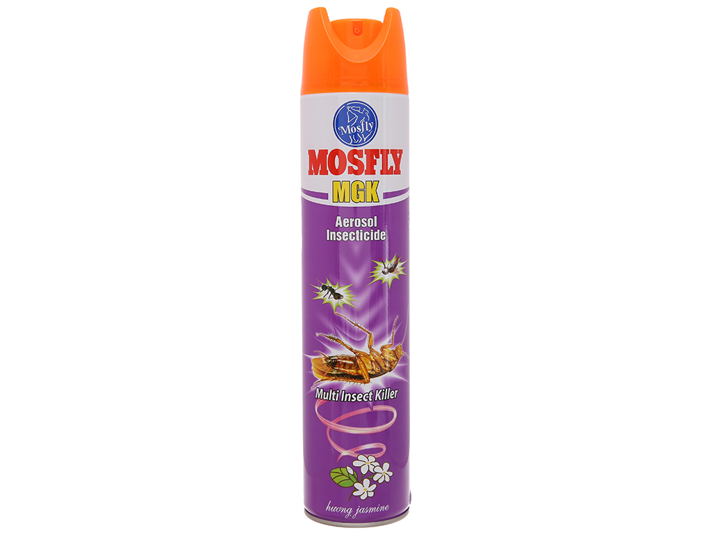 Bình xịt côn trùng Mosfly MGK hương hoa lài 600ml 2