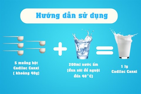 Sữa bột Cadilac Canxi 900g