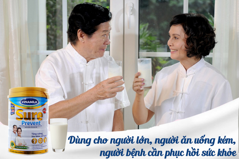 Sữa bột Vinamilk Sure Prevent lon 900g
