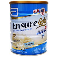 Sữa bột Ensure Gold Vani ít ngọt lon 850g