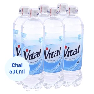 6 chai nước khoáng Vital 500ml