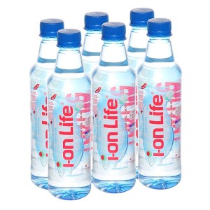 6 chai nước uống i-on kiềm Akaline I-on Life 450ml