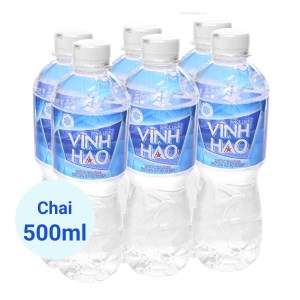 6 chai nước khoáng Vĩnh Hảo 500ml