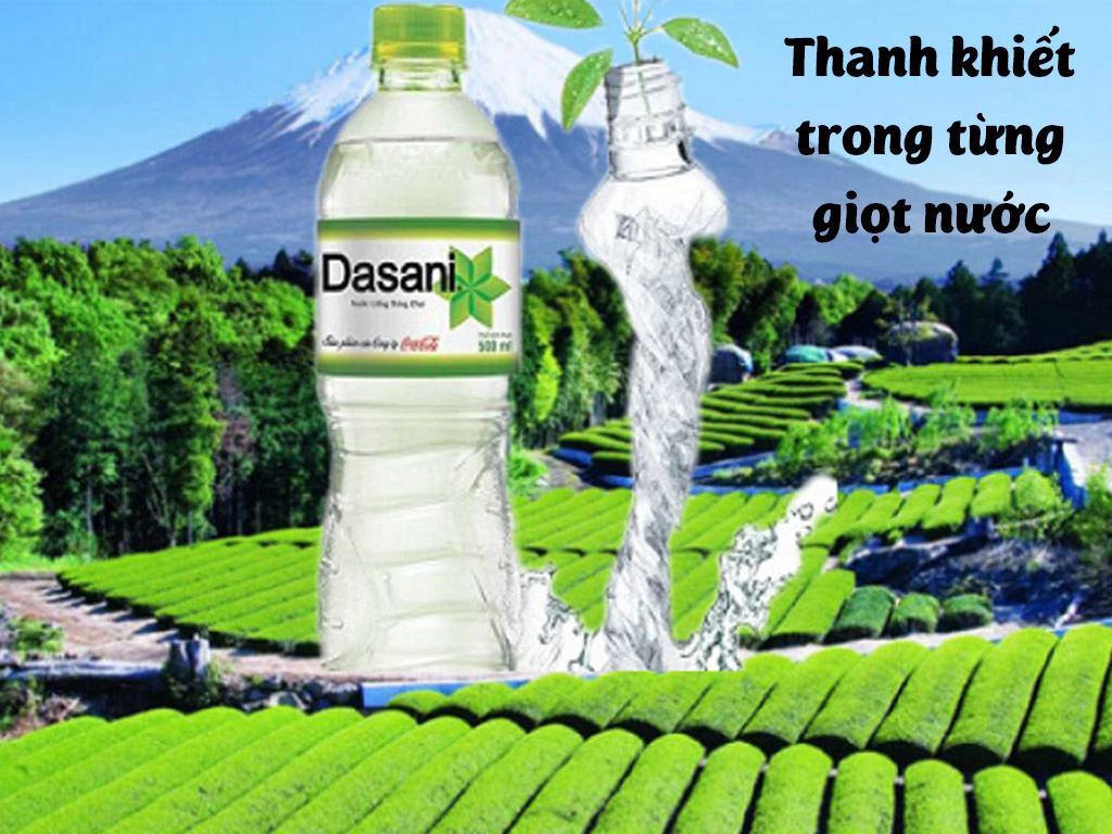 6 chai nước tinh khiết Dasani 350ml 2