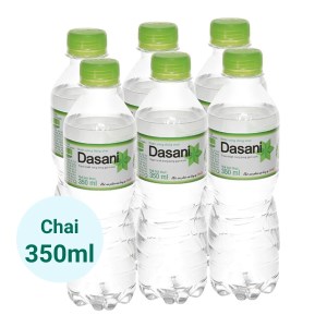 6 chai nước tinh khiết Dasani 350ml