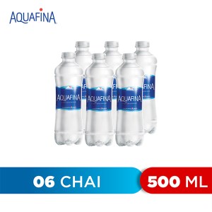 6 chai nước tinh khiết Aquafina 500ml