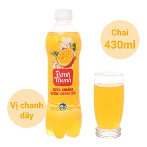 Nước khoáng có ga Đảnh Thạnh hương vị chanh dây 430ml