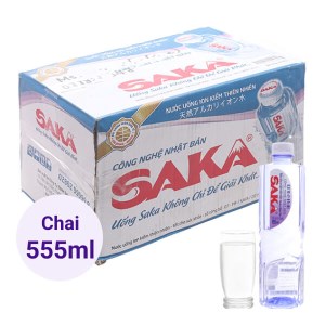 Sản phẩm nước uống ion kiềm Saka được sản xuất từ đâu?
