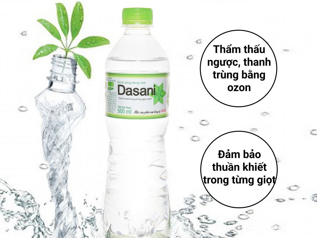 Nước tinh khiết Dasani 510ml 9