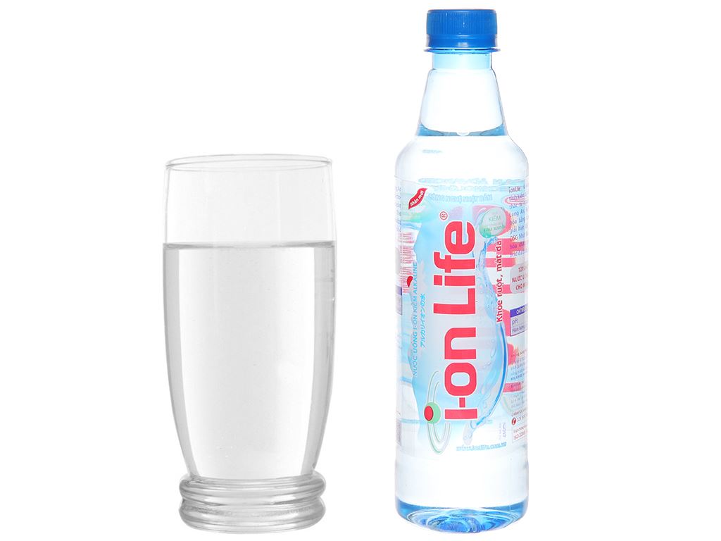 Thùng 24 chai nước uống i-on kiềm Akaline I-on Life 450ml 6