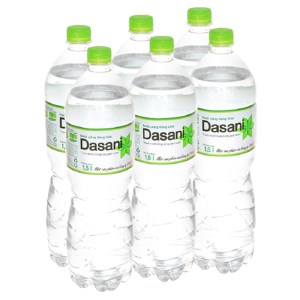 6 chai nước tinh khiết Dasani 1.5 lít