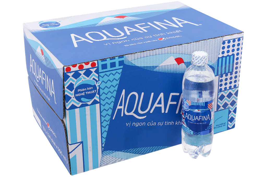 Nước tinh khiết Aquafina chai 500ml (thùng 24 chai)