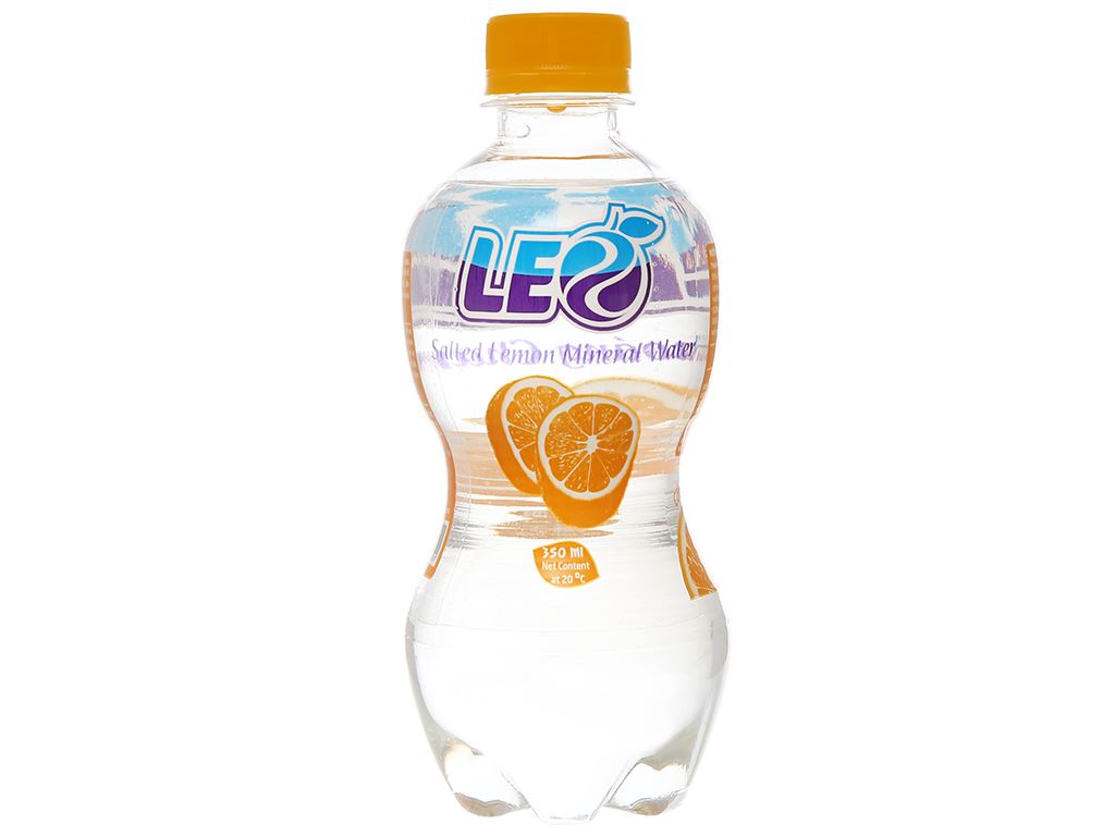 Thùng 24 chai nước khoáng có ga Leo vị chanh muối 350ml 3