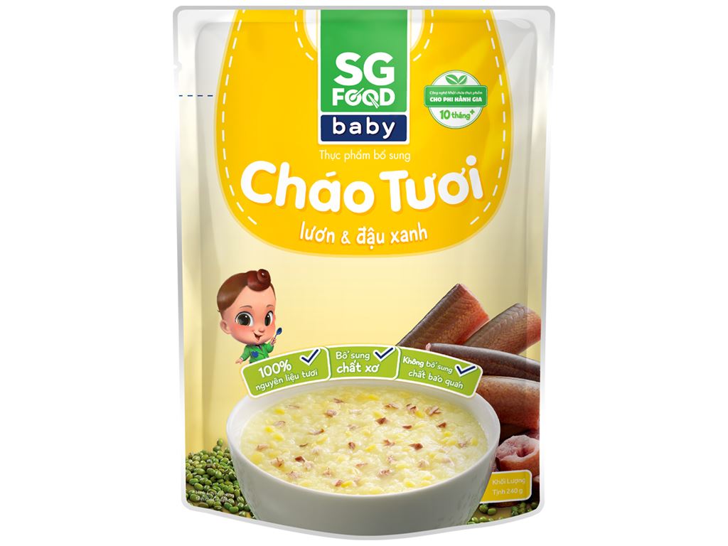 Cháo tươi lươn đậu xanh 240g giá tốt tại Bách hoá XANH