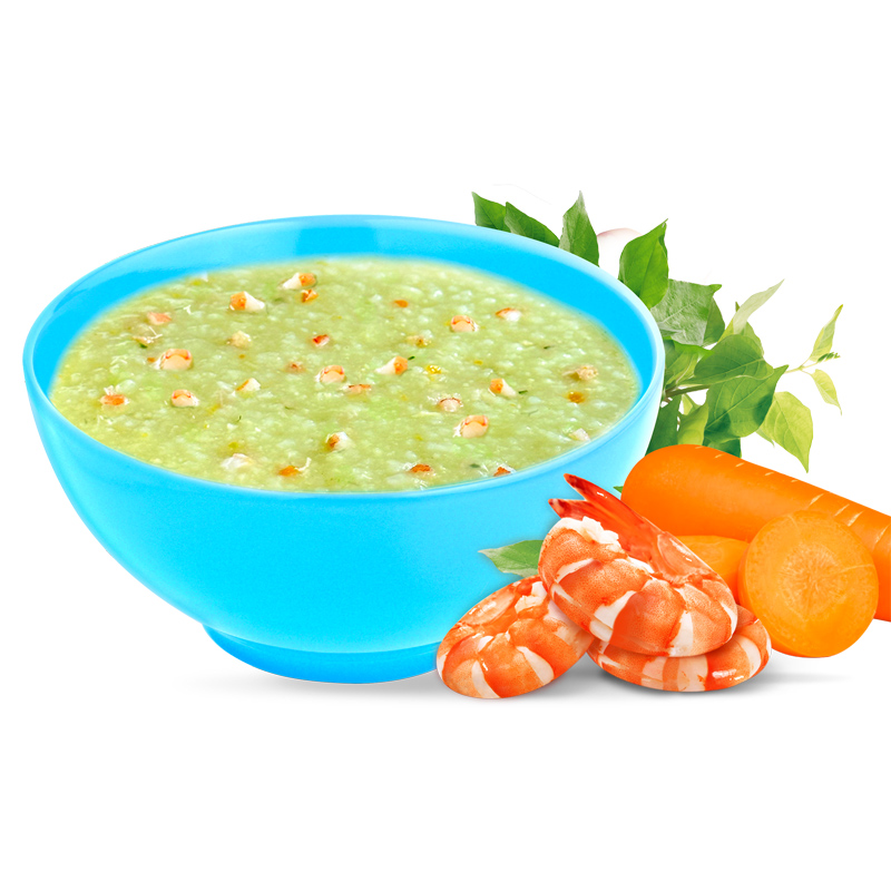 Combo 3 gói cháo tươi SG Food Baby vị tôm, rau ngót Nhật và cà rốt 240g (từ 7 tháng) 9