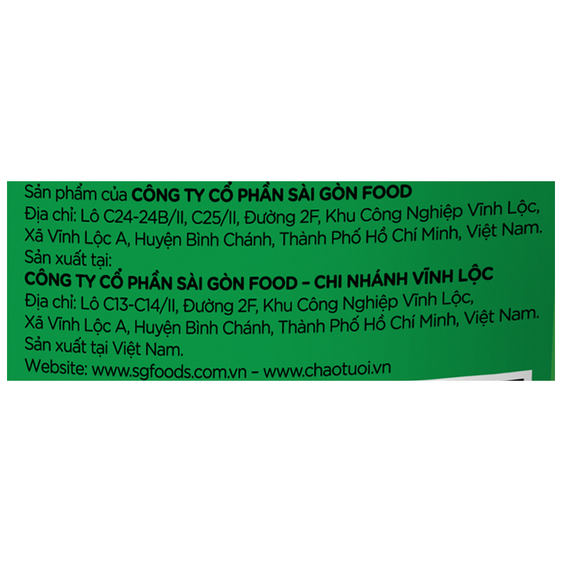 Combo 3 gói cháo tươi SG Food Baby vị cá hồi, cải bó xôi 240g (từ 7 tháng) 11