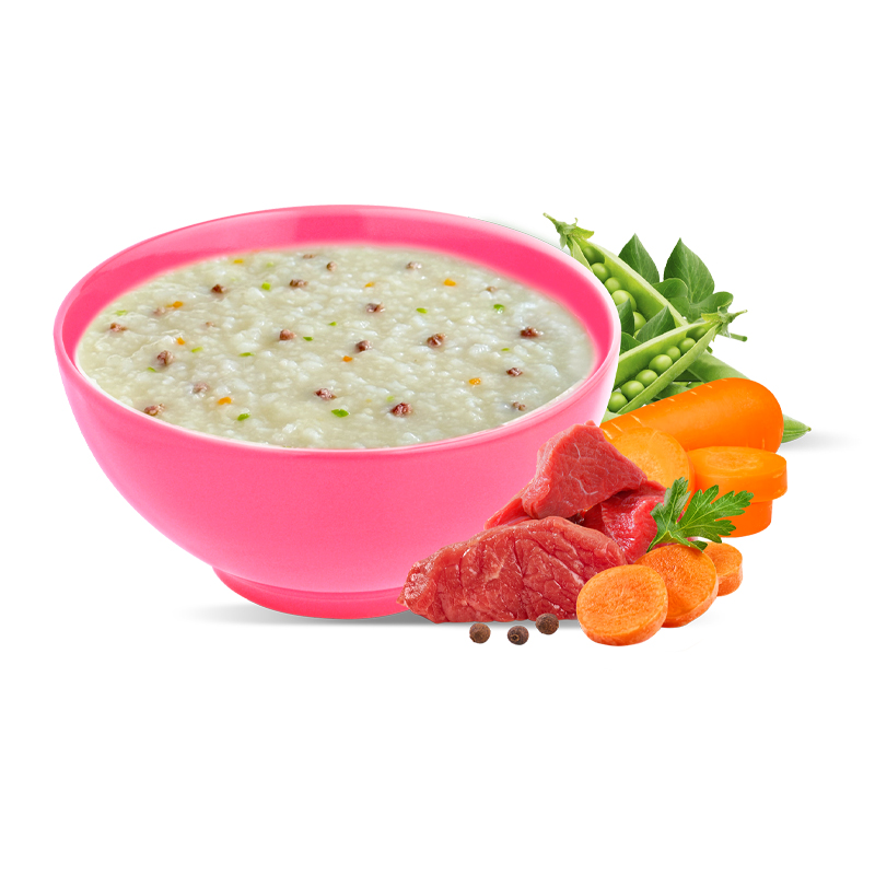 Combo 3 gói cháo tươi SG Food Baby vị bò, đậu Hà Lan và cà rốt 240g (từ 7 tháng) 9