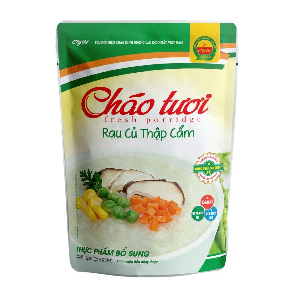 Cháo tươi Cây Thị vị rau củ thập cẩm gói 240g (từ 7 tháng)