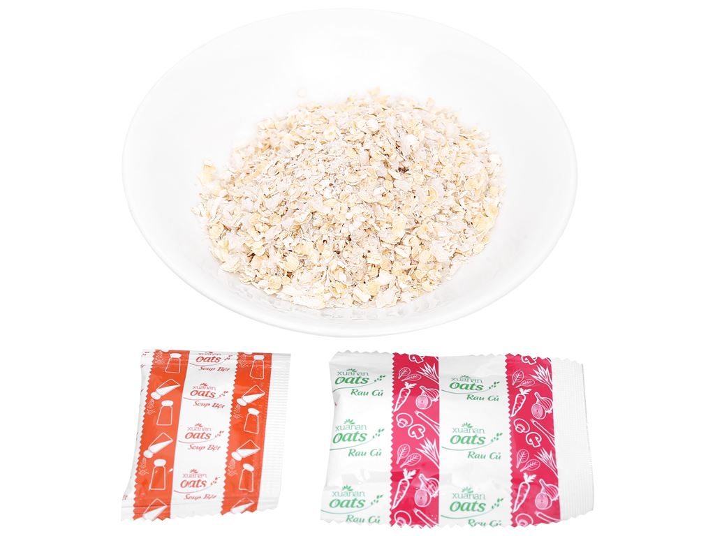 Cháo yến mạch Xuân An thịt bằm gói 40g 6